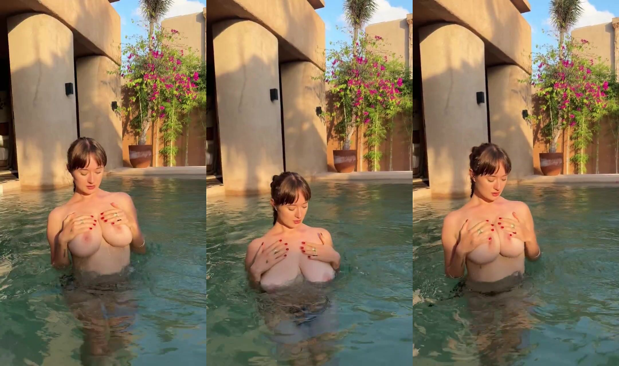 Sasha Hu Naked In Pool Onlyfans