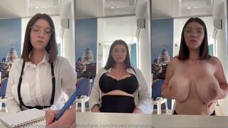 Novelcompleteness takes a break to dildo riding