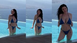 Laurine Huge Naked Tits Swimming Pool Onlyfans