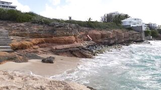 Bitchinbubba_Rocky XXX - Beach Jerking POV