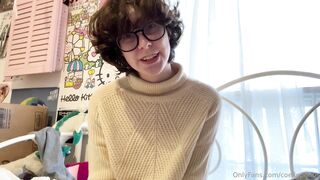 Coello Petite public vibrator masturbation