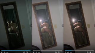 Raeleerudolph22 Naked Pussy in Mirror Onlyfans