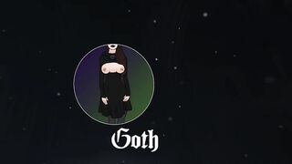 ShyGothExhib skimpy clothing in public