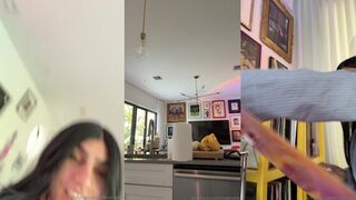 Mia Khalifa morning starts with BLEACH music