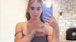 Grace Charis Nude in the mirror