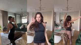 G.S OF - Black Dress Striptease