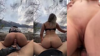 Steviexo Blonde Girl Enjoy Outdoor Fucking