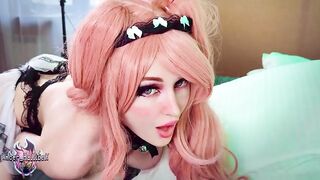 Amber Hallibell - Dirty Maid Squirts Cum From Her Asshole