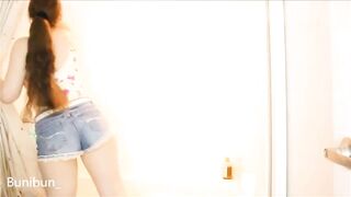 Bunibun - Oriental Beauty Takes a Shower While Riding Cock