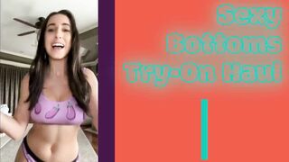 Christina Khalil sexy Bottoms Try-On Haul