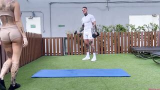 Danae Mari - Hot Hardcore Workout Fuck With Trainer In The Gym