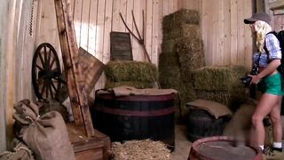 Jessie Volt - Naughty Photographer Fucks Her Ass With Butt Plug At Ranch