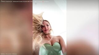 Caroline Zalog Helloween Live Stream Pt.1