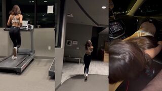 Veronica Diaz - I get so horny when I workout I gave him a blowjob halfway through