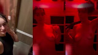 shackled.divinity sauna bbc dildo