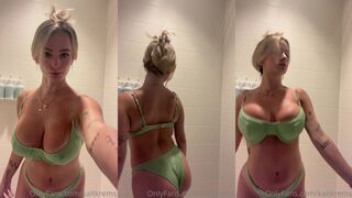 Kaitlyn Krems Big Tits Shower PPV