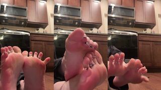 sexy soles painted nails