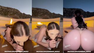 Auhneesh Nicole Wild Outdoor Session Video Leaked