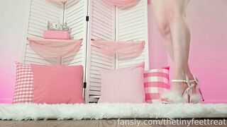 Tiny Feet Treat The High Heels Stay On