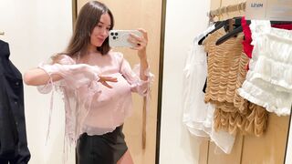 Sasha Hu / Sasha Araki TRANSPARENT Mesh Clothes ｜ Try on Haul