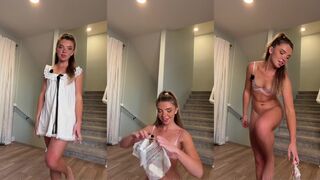 Brie Belle aka Bougie_BB - Lingerie Try-On Haul + Squirt (Maxing Out Daddy's Credit C
