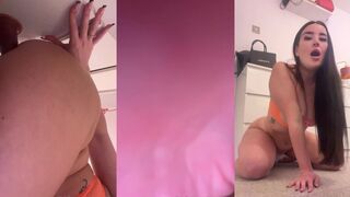 Renee sexy babe AMAZING PoV dildo solo