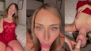 Jen British MILF PoV JOI + solo dildo squirt