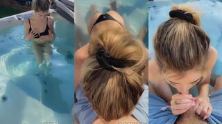 Cloconut  Summer Time Pool Blowjob