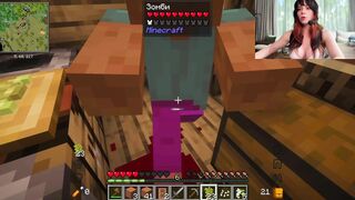 Hot Fucking With Busty Sweetie Fox After Playing Minecraft
