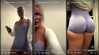 Simone Christensen Treadmill Walk Live Onlyfans