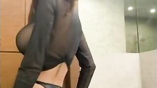 Alena Omovych Big Tits Bathroom See Through