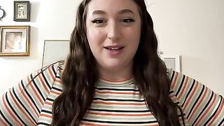 hazelmay38k showing her massive tits live on twitch