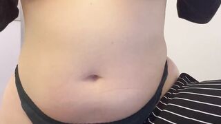 Hotyogawife - black-outfit-bathroom-masturbation