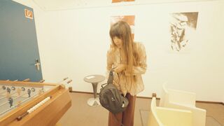 DaringKiara_Masturbating in Front of Strangers on Public Hotel Toilet