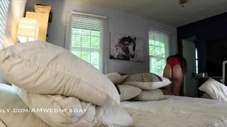 AMWednesday - Cleaning - Red Body Thong