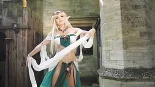 Jessica nigri-Zelda VIP video Bare breasts and ass