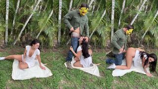 Emily Rinaudo Public Park Picnic Fucking