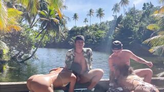 Stella Barey Public Foursome Porn Video Leaked