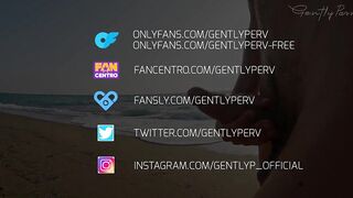 GentlyPerv ANAL FINGERING FOR A SLUT-public beach slut analyzed and handjob