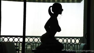 Bigtittygothegg- silhouette riding