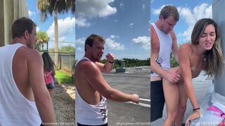 Bryce Adam - Public Rooftop Suck And Fuck