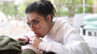 Lilmochidoll Balcony Blowjob