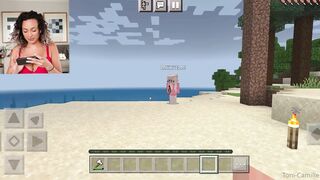 Toni Camille playing minecraft ft Bonnie
