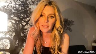 Diora Baird Live Dildo and Strip
