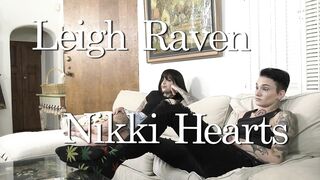 Nikki Hearts, Leigh Raven, Casey Kisses in Menage A Tranny