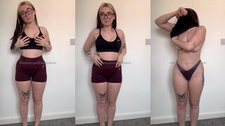 Erin sexy uk babe HOT striptease