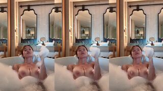 Sasha Hu Naked Soappy Tits