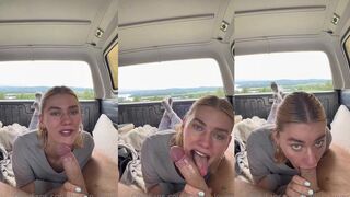 Halli N Lover Camping BJ Ends In Tears