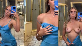 Grace Charis Naked Tits in Washroom