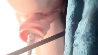 Littlepolishangel live part III anal fuck machine